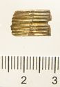 Thumbnail of Catalogue 613.  Reeded strip in silver-gilt, 8mm wide. K1699 and 1331 joined. Top. Not scaled. 