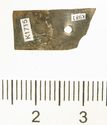 Thumbnail of Catalogue 613.  Reeded strip in silver-gilt, 8mm wide. K1715 and K981 joined. Base. Not scaled. 