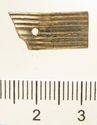 Thumbnail of Catalogue 613.  Reeded strip in silver-gilt, 8mm wide. K1715 and K981 joined. Top. Not scaled. 