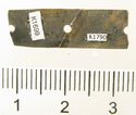 Thumbnail of Catalogue 613.  Reeded strip in silver-gilt, 8mm wide. K1669 and K1790 joined. Base. Not scaled. 