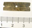 Thumbnail of Catalogue 613.  Reeded strip in silver-gilt, 8mm wide. K1669 and K1790 joined. Top. Not scaled. 