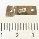 Thumbnail of Catalogue 611 (K2124 - side  ). Reeded strip in silver-gilt, 5mm wide. Not scaled. 
