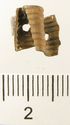 Thumbnail of Catalogue 613.  Reeded strip in silver-gilt, 8mm wide. K2153 and K1331 joined. Top. Not scaled. 