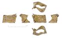 Thumbnail of Catalogue no. 88. Hilt-collar in gold, high form, filigree animal ornament 