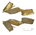 Thumbnail of Catalogue no. 115. Hilt-collar in gold, high form, filigree herringbone ornament 