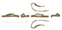 Thumbnail of Catalogue no. 149. Hilt-collar in gold, low form, filigree herringbone ornament 