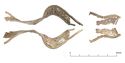 Thumbnail of Catalogue no. 124. Hilt-collar in gold, low form, filigree animal ornament 