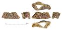 Thumbnail of Catalogue no. 160. Hilt-collar in gold, high form, with garnet cloisonné 