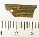 Thumbnail of Catalogue 613.  Reeded strip in silver-gilt, 8mm wide. K859 and K861 joined. Top. Not scaled. 