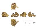 Thumbnail of Catalogue no. 245. Hilt-plate in gold with garnet bosses 