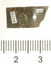 Thumbnail of Catalogue 613.  Reeded strip in silver-gilt, 8mm wide. K981 and K1715 joined. Back. Not scaled. 