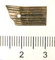 Thumbnail of Catalogue 613.  Reeded strip in silver-gilt, 8mm wide.  K981 and K1715 joined. Front. Not scaled. 