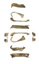Thumbnail of Working image for catalogue no. 123. Hilt-collar in gold, low form, filigree animal ornament 