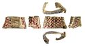 Thumbnail of Working image for catalogue no. 162. Hilt-collar in gold, high form, with garnet cloisonné 