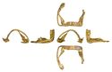 Thumbnail of Working image for catalogue no. 132. Hilt-collar in gold,  low form, filigree scrollwork 