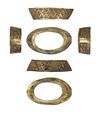 Thumbnail of Working image for catalogue no. 170. Hilt-collar in gold, low form, cloisonné 