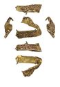Thumbnail of Working image for catalogue no. 164. Hilt-collar in gold, high form, with garnet cloisonné 