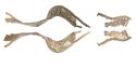 Thumbnail of Working image for catalogue no. 124. Hilt-collar in gold, low form, filigree animal ornament 