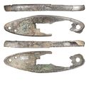 Thumbnail of Working image for catalogue no. 372. Hilt-plate in cast silver, oval form 