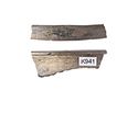 Thumbnail of Working image for catalogue no. 402.  Side fragment of hilt-plate in cast silver 