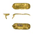Thumbnail of Working image for catalogue no. 437. Gold mount, sub-rectangular 