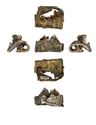 Thumbnail of Working image for catalogue no. 441. Gold mount, rectangular with filigree scrollwork 