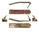 Thumbnail of Working image for catalogue no. 552. Strip-mount in gold and garnet cloisonné, pointed end 