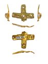 Thumbnail of Working image for catalogue no. 481. Gold mount of cross form with filigree 