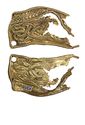 Thumbnail of Working image for catalogue no. 455. Gold mount with filigree serpent interlace 