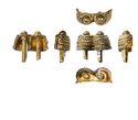 Thumbnail of Working image for catalogue no 61. Fragment from the end of a pommel in gold. 