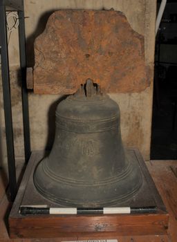 Ships bell, marked with 'Stirling Castle', with 1701 above broad arrow