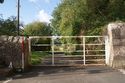Thumbnail of Ornamental gate feature X18 on lane leading to The Boathouse. Report plate 148.