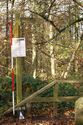 Thumbnail of Sign-post at start of riverside footpath to Paxton House. Report plate 162.
