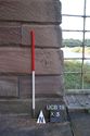 Thumbnail of Scottish pylon X3, downstream inner face of road arch with Ordnance Survey benchmarks. Report plate 30.