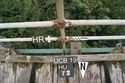 Thumbnail of Hanger rod HU72 showing clasped joints on handrail HR1 & 2. Report plates 80 and 120.