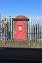 Thumbnail of External. Detail of post box (from the East).
