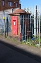 Thumbnail of External. Detail of post box (from the North East).