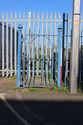 Thumbnail of External. Gate in railing (from the East).