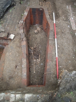 Archaeological excavation and watching brief at St Mary's Church, Southampton, Hampshire (SOU1503)