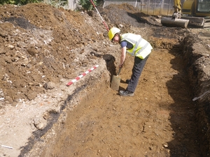 Image from 13 Gilbury Close, Swaythling, Southampton, Hampshire. Archaeological Evaluation (SOU1717) (OASIS ID: wessexar1-257617)