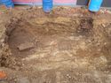 Thumbnail of excavated test pit 28 - natural rock from S