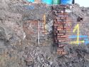 Thumbnail of Late 18th century brick wall with 1m scale from S