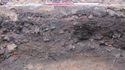 Thumbnail of E facing section of trench B with 2m scale from W