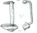 Thumbnail of Iron coffin clamp
