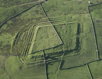 Aerial photograph of Whitley Castle