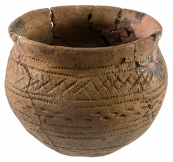 Bronze age vessel from Fladbury