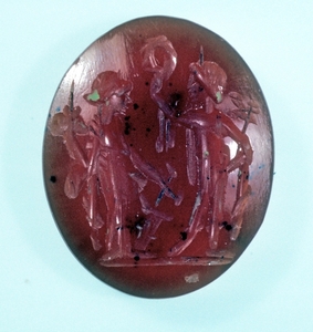 Intaglio recovered during excavations at Wroxeter.