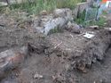 Thumbnail of South End Of Pipe Trench, Church Wall Exposed Looking North-West