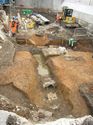 Thumbnail of East-West Roman Ditch Alignment Visible After Removal Of Horizontal Stratigraphy