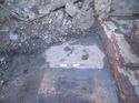 Thumbnail of Trench 12. Floor (1223) and east wall [1204] of turntable pit.